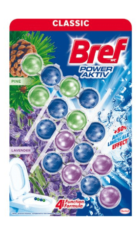 Bref deluxe wc osveživač 4x50g